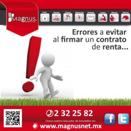 Errores a evitar al firmar un contrato de renta