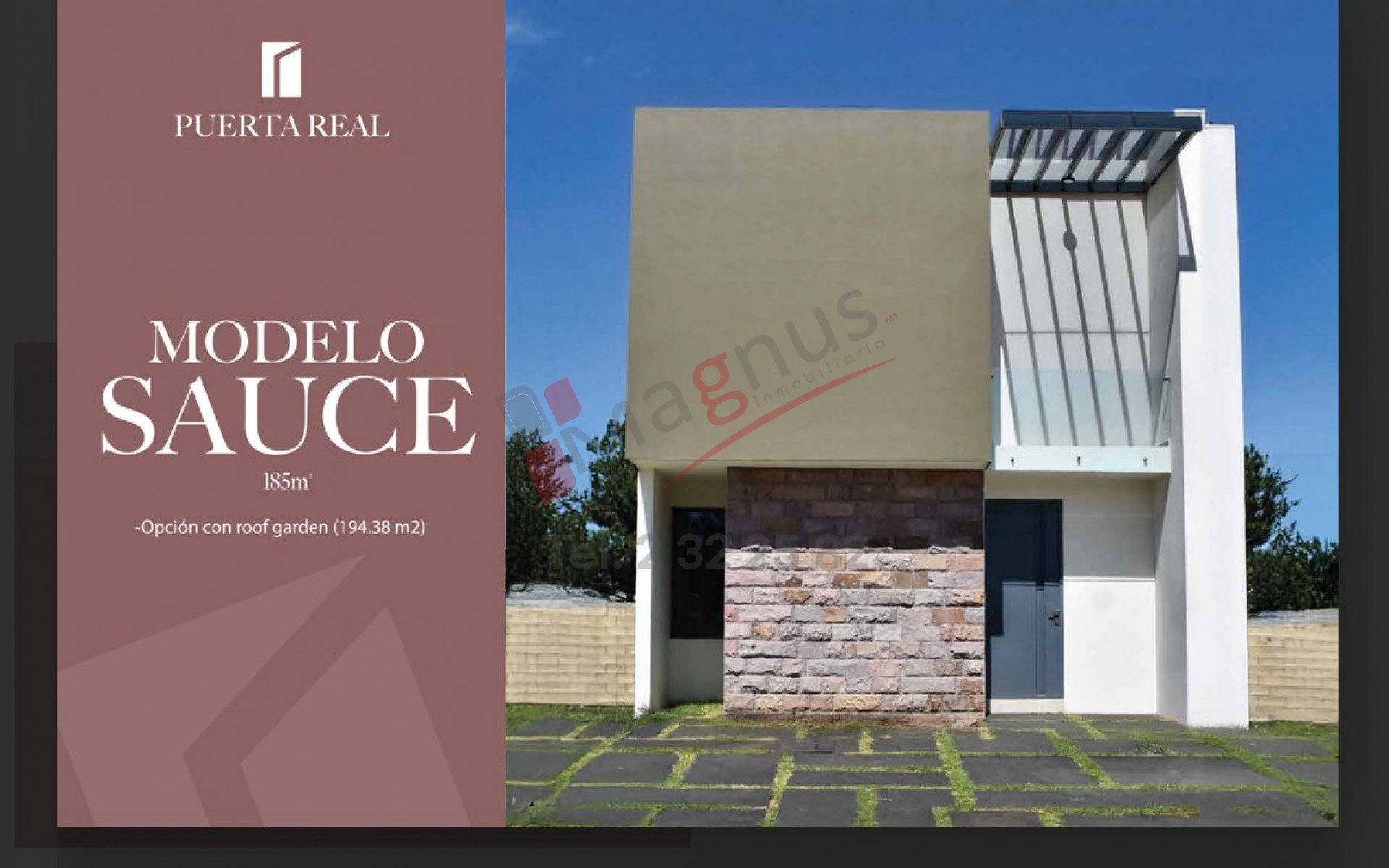 PUERTA REAL, MODELO "SAUCE (PÉRGOLA SIN ROOF)",