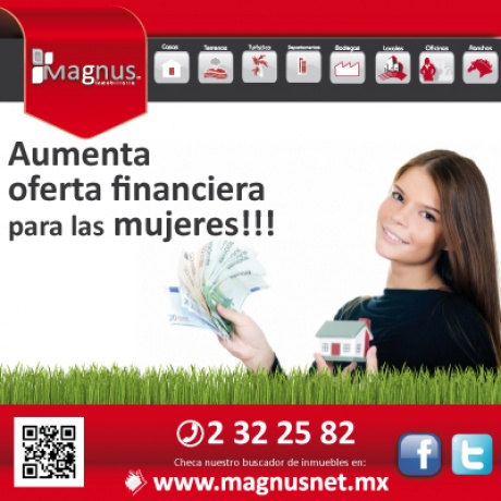 Aumenta oferta financiera para las mujeres.