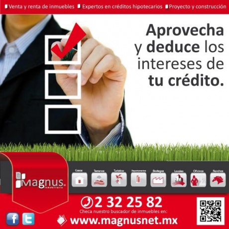 Aprovecha y deduce los intereses de tu crédito